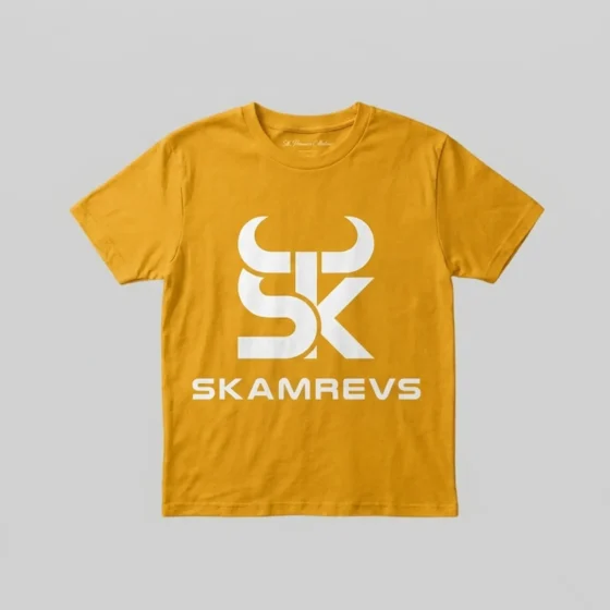 SKAMREVS Oversized Drop-Shoulder Tee