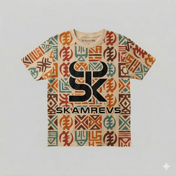 SKAMREVS Acid Wash Tee